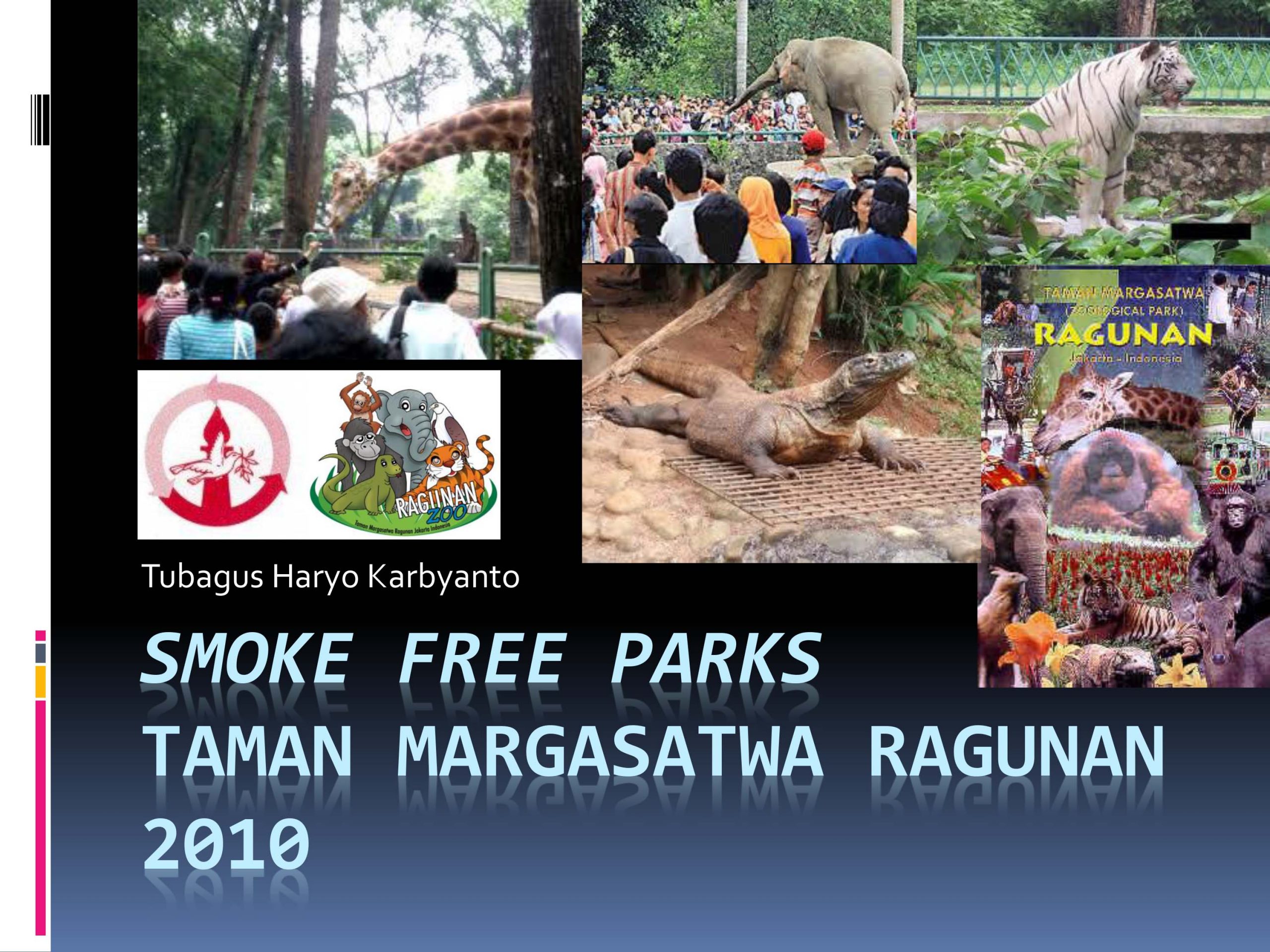 Survei kawasan Tanpa Rokok di Taman Margasatwa Ragunan 29-juli-2010