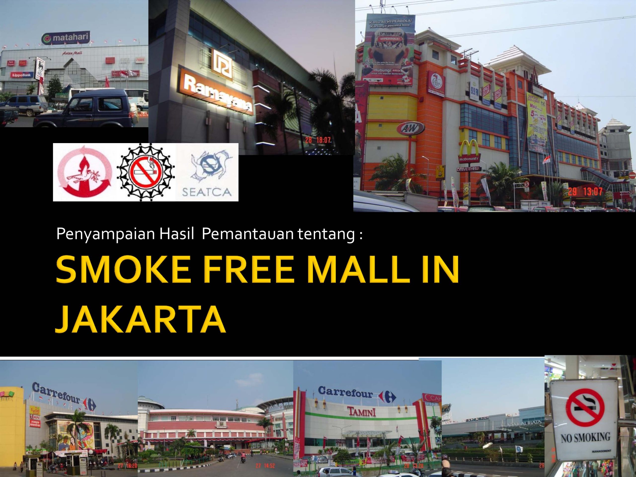 Survey Smoke Free Mall di Jakarta – 2008