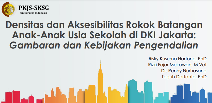 Densitas dan Aksesibilitas Rokok Batangan<br>Anak-Anak Usia Sekolah di DKI Jakarta:<br>Gambaran dan Kebijakan Pengendalian