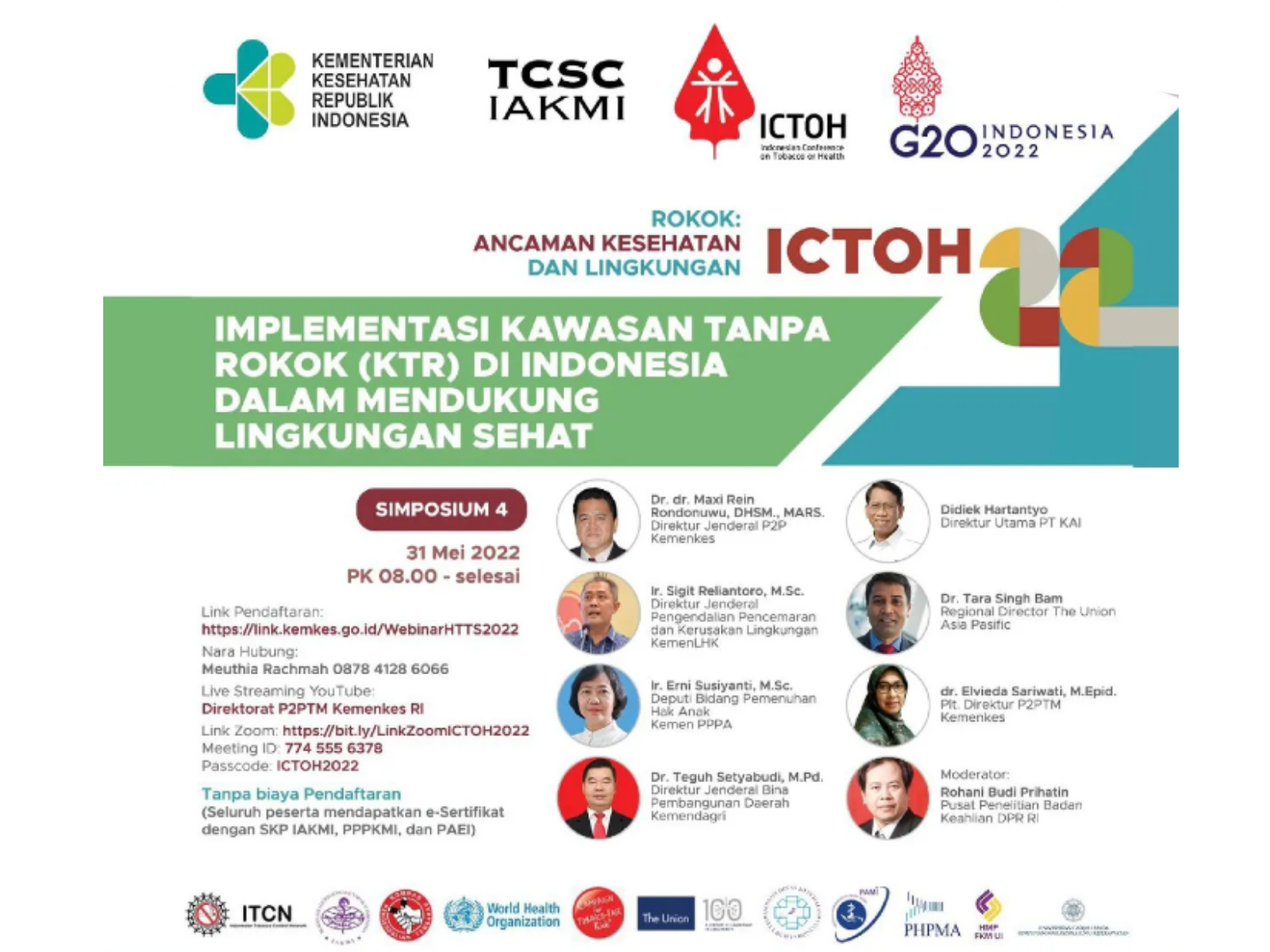 HTTS – ICTOH : Implementasi Kawasan Tanpa Rokok (KTR) di Indonesia Dalam Mendukung Lingkungan Sehat